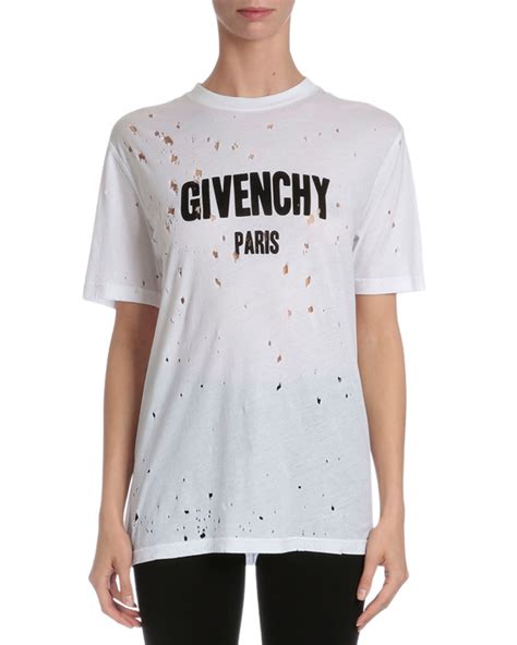 givenchy t-shirt women's white|givenchy t shirt price.